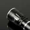 Aluminum Alloy Strong Light Flashlight Led Charging Telescopic Focusing Flashlight 3w Multifunctional Lighting Black