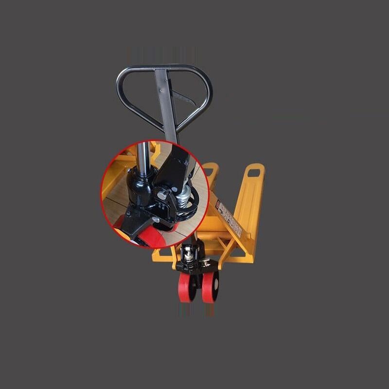 Manual Hydraulic Forklift 2t, Width 550mm Length 1100 mm for Warehouse Building Site