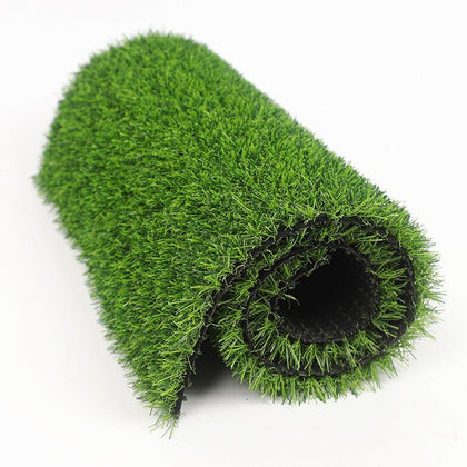 10 Pieces 15mm Simulation Lawn Mat Carpet Kindergarten Plastic Mat Outdoor Enclosure Decoration Green Artificial Football Field Artificial Turf Encryption