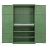 Heavy Hardware Tool Cabinet Finishing Cabinet Workshop Tool Storage Cabinet Hanging Plate Steel Cabinet Green C3182