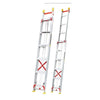 5m Aluminum Alloy Lift Miter Ladder Professional Engineering Telescopic Ladder