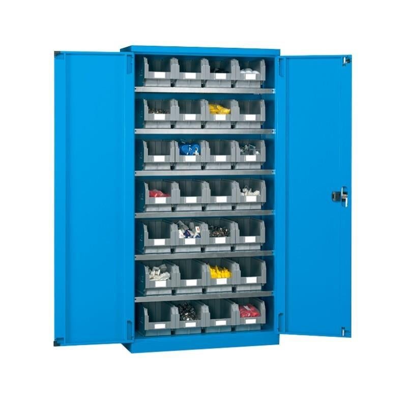Double Door Parts Box Storage Cabinet 1023*400*2000 mm High Quality Cold Rolled Steel