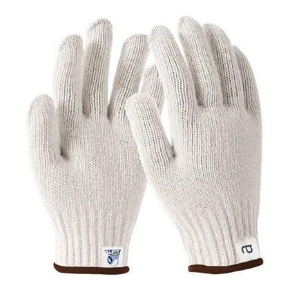120 Pairs Labor Protection Gloves Dense Cotton Yarn Gloves Anti Slip And Wear Resistant White Gloves