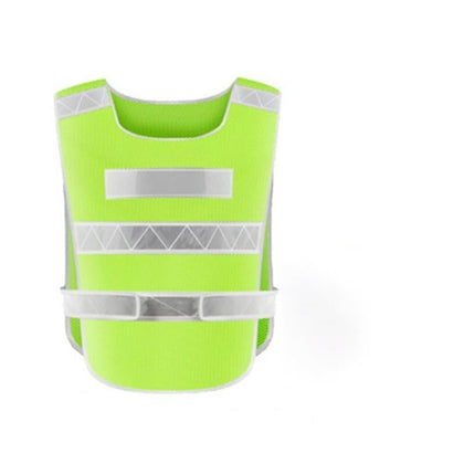 10 Pieces Breathable Mesh Reflective Vest Safety Vest Protection Vest for Construction Engineering Traffic Sanitation Safety Warning Work Clothes - Yellow Green