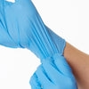 100 / Box Disposable Nitrile Gloves Powder Free Laboratory Gloves Thin Working Labor Protection Cleaning Gloves S Blue