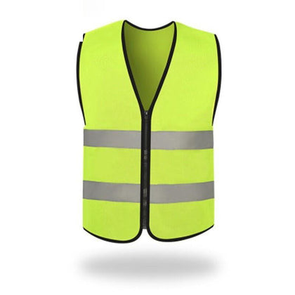 10 Pieces Outdoor Working Reflective Vest Safety Vest Construction Engineering Traffic Sanitation Safety Warning Work Clothes