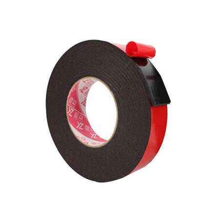 Black Foam PE Double Sided Tape Black Strong Foam Adhesive Sponge 50mm Wide X5 Meter Thick X2mm 2 Pack