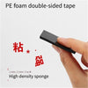 Black Foam PE Double Sided Tape Strong Adhesive Sponge 10mm Wide X5 Meter Thick X2mm 12 Pack