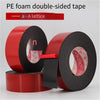 Black Foam PE Double Sided Tape Strong Adhesive Sponge 50mm Wide X10 Meter Thick X1mm 2 Pack