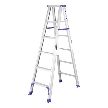 1.8m Hinge Ladder Steps Magnesium Aluminum Alloy Widening and Thickening Steps 6 * 2