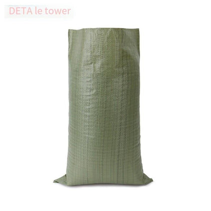 100 Pieces Moisture Proof And Waterproof Woven Bag Moving Snakeskin Express Parcel Packing Loading Cleaning Garbage 60 * 90 Gray Green