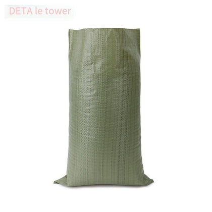 50 Pieces Moisture Proof And Waterproof Woven Bag Moving Snakeskin Express Parcel Packing Loading Cleaning Garbage 60 * 90 Gray Green