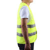 Yellow Cloth Reflective Vest Traffic Riding Vest Driver Reflective Vest (silver Reflective Strip Front Two Back Two) * 10 Yellow