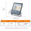 100W LED Floodlights White Light IP65 Flood Light Outdoor Waterproof High Power Floodlight Courtyard Street Lamp 6500K