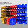 6 Pieces 276 * 139 * 128 mm Dual Purpose Combined Parts Box Back Hanging Plastic Box  Inclined Material Box Component Box Classification Box