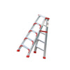 2.5m Climbing A-type Ladder Herringbone Ladder Folding Single Side Ascending Ladder Warehouse Folding Thickening Multifunctional Indoor Engineering Ladder