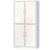 SW-840 Factory Changing Thickened Office Steel Sheet Cabinet With Lock Store Documents Supplies Deposit Bathroom 4 Doors