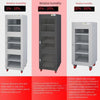 Industrial Moisture-proof Cabinet 870 Liters Black Relative Humidity 1% ~ 10% Electronic Moisture-proof Box Industrial Parts Storage Cabinet Chip Low Temperature Drying Oven