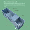 Large Turnover Box EU41028 Turtle Tank Rectangular Special Tank Sunning Platform Large Breeding Box Bottom Discharge