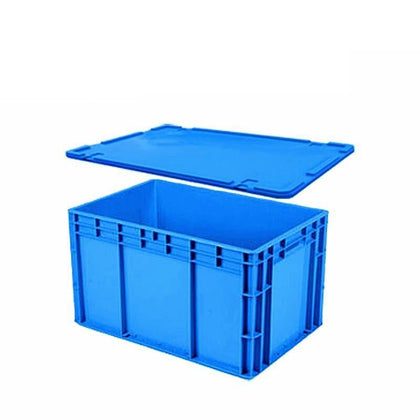 Logistics Turnover Box Plastic Rectangular Thickened Logistics Box With Cover Storage Box With Cover 600* 400 *320 mm