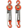 HS-Z03 Round Chain Block Lifting Equipment Implement Manganese Steel Orange 3t10m