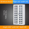 1800 * 960 * 350mm 60 Doors Charging Cabinet Glass Door Intelligent Charging Cabinet Storage USB Charging Cabinet Meeting Room Storage Cabinet