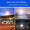 Solar Lamp Projection Lamp Outdoor Courtyard Wall Lamp Rural Lighting Street Lamp Factory Workshop Illumination Floodlight Waterproof 100w