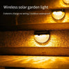 Solar Garden Lamp Led Decorative Lamp Outdoor Landscape Lamp Waterproof Lawn Lamp Stair Floor Lamp Enclosure Lamp Black Shell Fence Lamp 8 Sets