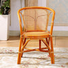 Real Rattan Chair Three Piece Set Balcony Table Chair Living Room Leisure Chair Knitting Modern Simple Tea Table Back Single Teng Chair