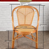 Real Rattan Chair Three Piece Set Balcony Table Chair Living Room Leisure Chair Knitting Modern Simple Tea Table Back Single Teng Chair