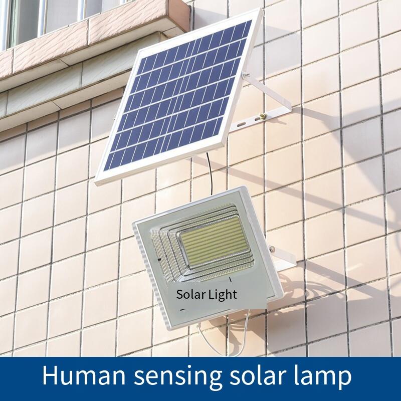 Solar Human Body Induction Lamp Courtyard Lamp Household Indoor Lamp Outdoor Waterproof Street Lamp Gate Projection Light Volt Panel Charging Sun Lamp