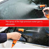 High-pressure Car Wash Water Gun Hose Car Brushing Artifact Household Washing Flower Watering Hose Nozzle Tap Water Pressurized  Water Spray Gun Head Tool