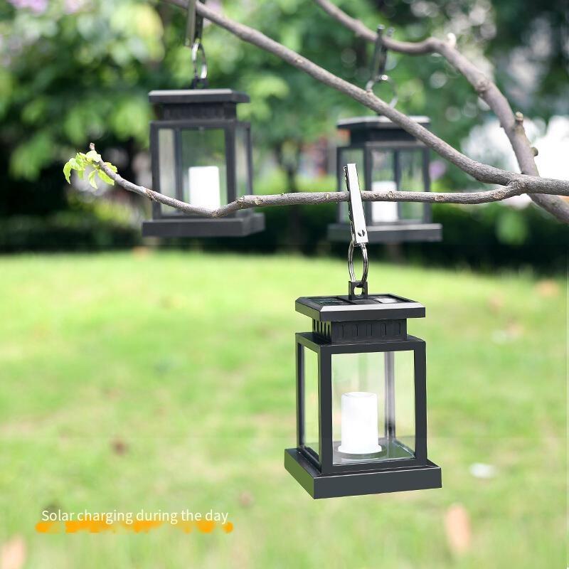 Solar Lamp Outdoor Courtyard Waterproof Outdoor Balcony Railing Decorative Landscape Lamp Household Outdoor Dining Table Lamp