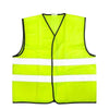 6 Pieces Safety Vest Yellow Reflective High Visibility Safety Vest Men & Women, Work, Cycling, Runner, Surveyor, Volunteer, Crossing Guard, Road