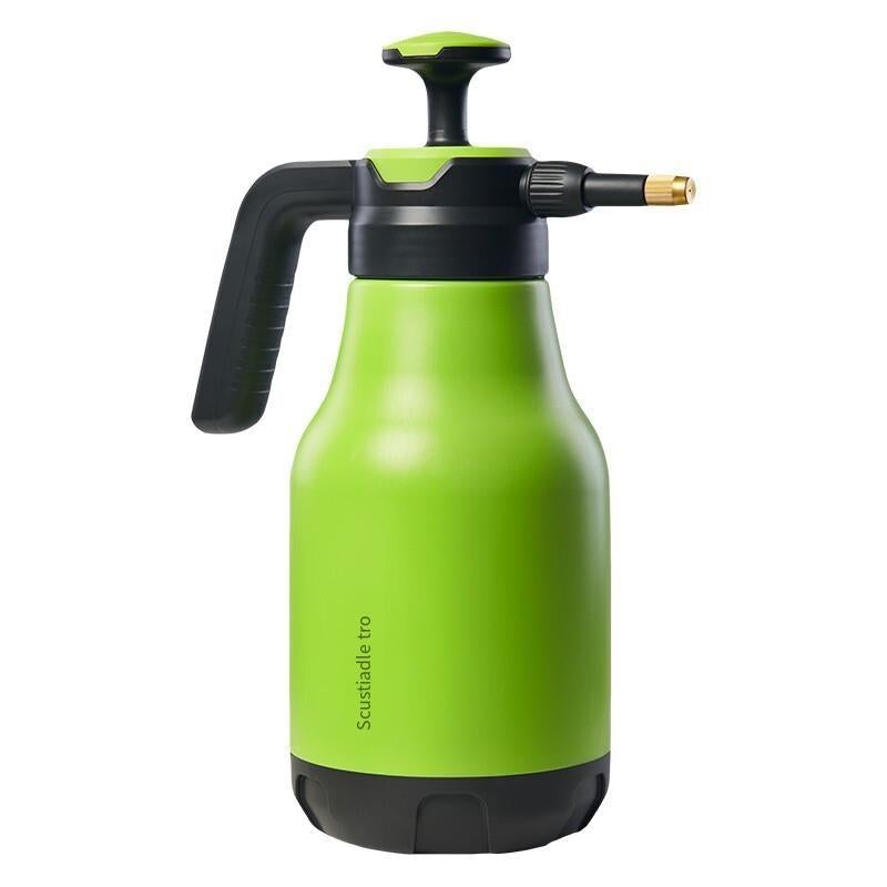 High Pressure Kettle Home Pressure Spray Kettle Watering Pot Watering Kettle Watering Po Copper Mouths Elegant Green 1.5L