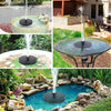 Solar Fountain Floating Fountain Lotus Leaf Solar Floating Water Spray Fountain Mini Outdoor Pond Fish Pond Lotus Plate Without Battery