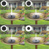 Solar Fountain Floating Fountain Lotus Leaf Solar Floating Water Spray Fountain Mini Outdoor Pond Fish Pond Lotus Plate Without Battery