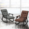 Rocking Chair Household Recliner Nordic Rocking Chair Adult Balcony Leisure Living Room Nap Lazy Light Luxury Snail Sofa Chair Gray