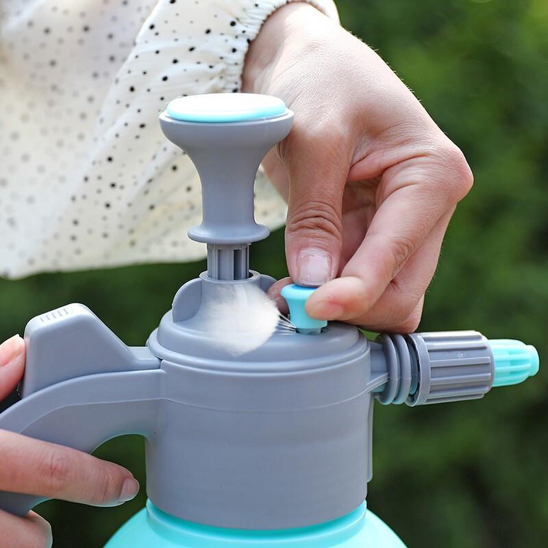 6 Pieces Watering Pot Watering Kettle  Air Atomizer Household Sterilizing Alcohol Spray Kettle 2L Kettle Yellow Watering Pot