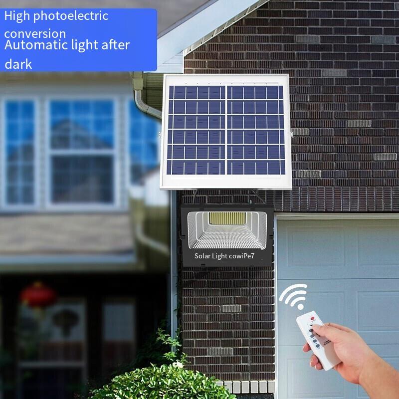 Solar Lamp Street Lamp Outdoor LED Projection Lamp Outdoor Lamp Double Head Light Sensing Courtyard Street Lamp One For Two Double Head Lights