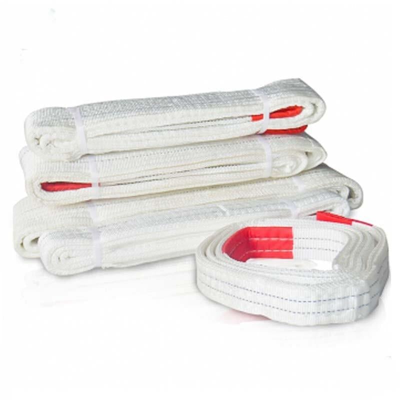 Flat Lifting Belt Double Buckle Ring Industrial Lifting Tool Lifting Belt Nylon Binding Belt 3t 3m