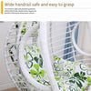 Hanging Chair Swing Hanging Basket Rattan Chair Household Leisure Lazy Indoor Balcony Bird's Nest Chair Double Hammock White