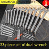 Dual Purpose Wrench Set Open End Box Wrench Tool 23 Pieces Set 6-32mm Dual Purpose