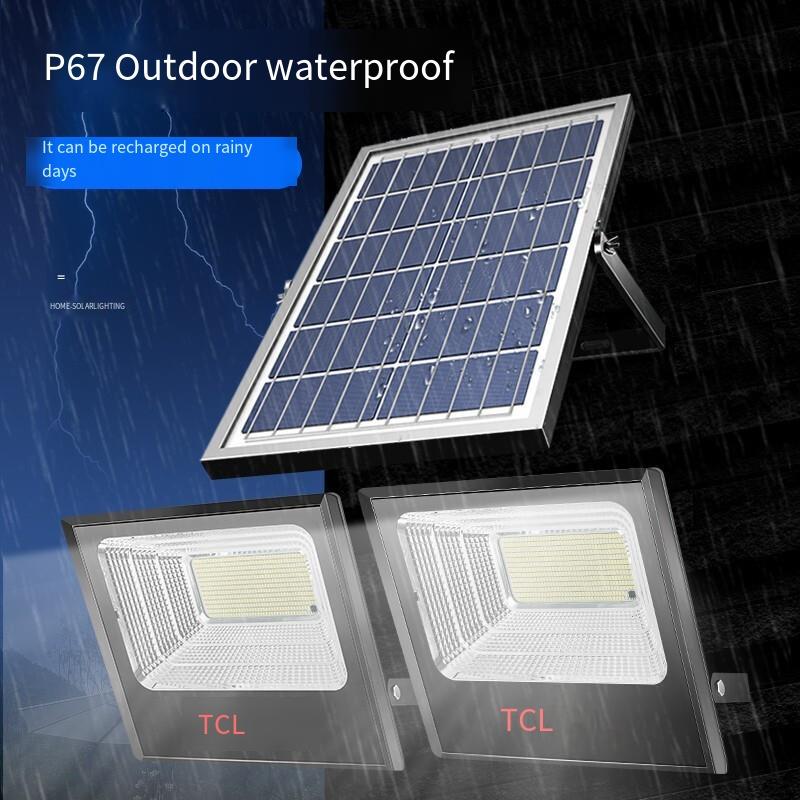 Solar Lamp Outdoor Courtyard Lamp One Driven Two Household Indoor Garden Lighting LED Projection Lamp Waterproof Induction Street Lamp