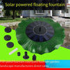 Solar Fountain Fish Pond Floating Fountain Water Pump Garden Landscaping Multiple Nozzles Oxygenation Fountain