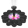 Solar Fountain Floating Fountain Lotus Leaf Solar Floating Water Spray Fountain Mini Outdoor Pond Fish Pond Aeration Solar Water Pump