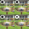 Solar Fountain Floating Fountain Lotus Leaf Solar Floating Water Spray Fountain Mini Outdoor Pond Fish Pond Aeration Solar Water Pump