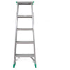 Aluminum Alloy A Type Ladder,A Type Portable Telescopic Extension Ladder for Outdoor Working, Household Use, Bearing 100kg