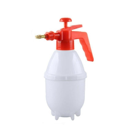 10 Pieces Manual Pneumatic Flower Watering Kettle Watering Pot Garden Tools Sprayer Disinfectant Sprinkler 1.5 Liters Of White Plastic Pressure Bar