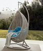 Hanging Chair Family Net Red Hanging Basket Rattan Chair Balcony Leisure Chair Indoor Lazy Bird's Nest Swing Rocking Chair Vegas Hanging Chair White